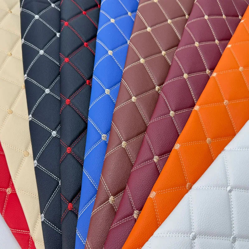 100*155cm Thick Artificial PU Leather Fabric For Upholstery Furniture Car Floor Background Wall Sliding Door Decor Faux Leather