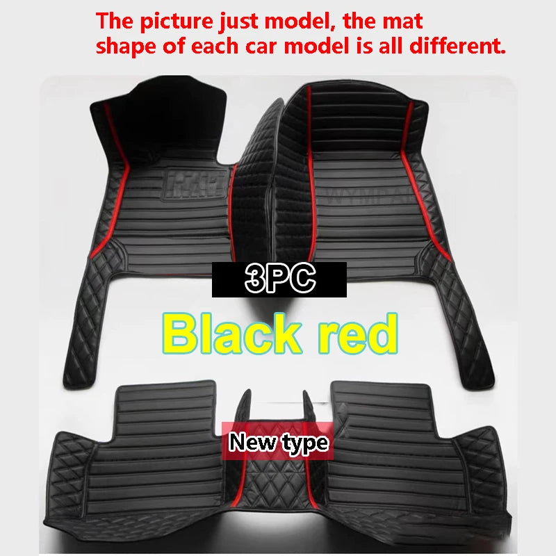 Custom Made Leather Car Floor Mats For Dacia Duster 2010 2011 2012 2013 2014 2015 2017 Carpets Rugs Foot Pads Accessories