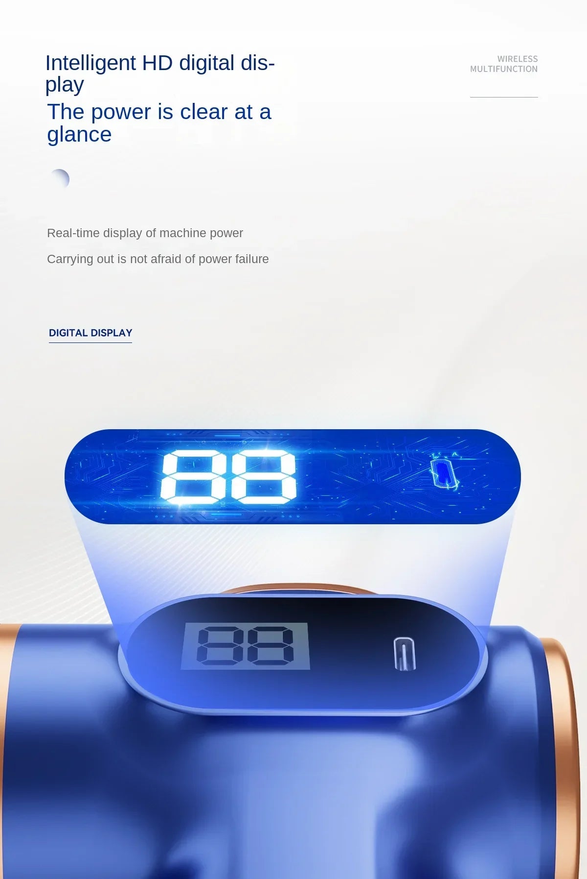 9500000Pa Automobile Vacuum Cleaner 5 in1 Wireless Vacuum Cleaner Car Handheld Strong Dust Collector Car Office Home Appliances