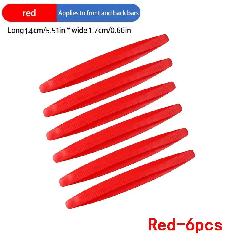 2pcs Universal Anti-Collision Protector Stickers, Car Front and Rear Corner Bumper Guard, Anti-scratch Strips, Car Accessories