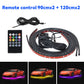 Universal Car Chassis Flexible LED Strip Light Remote /APP Control RGB Neon Light Ambient Atmosphere Lamp Auto Accessories Kit