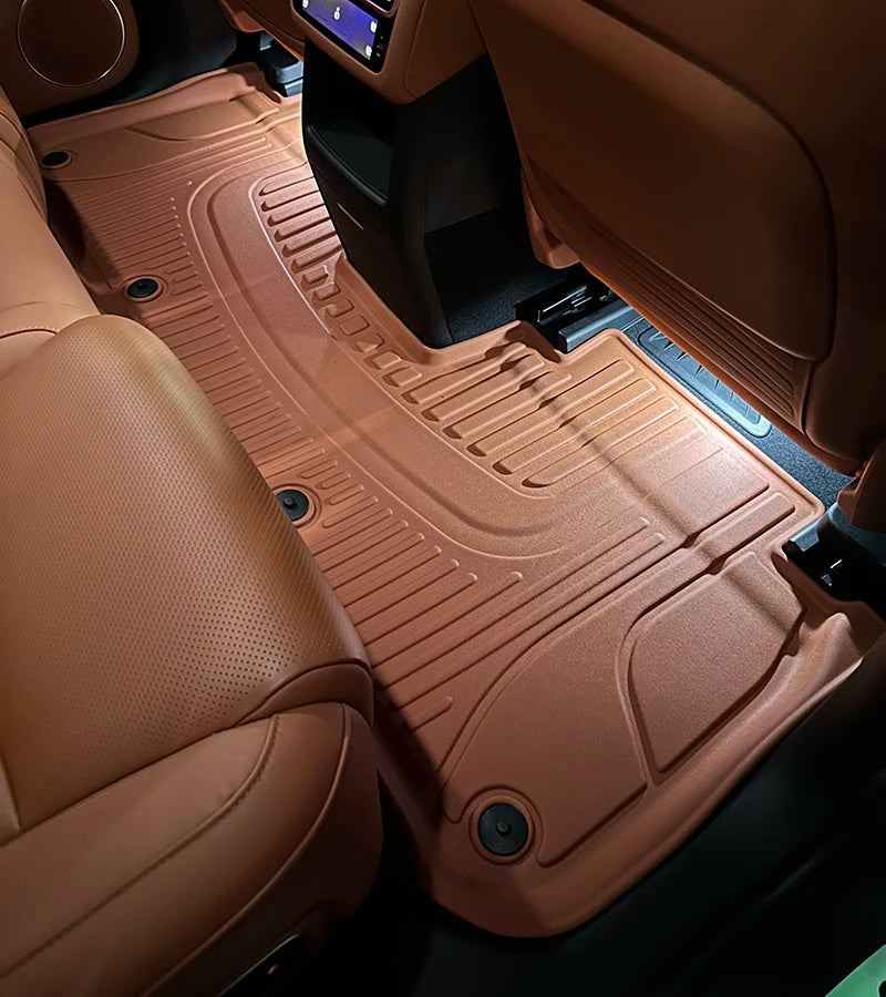 Wholesale Car Floor Mats for Lixiang L7 2023 2024 2025 Waterproof Non-slip Foot Pad TPE Car Carpet Black Floor Liners Trunk Mats