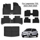 For Leapmotor T03 2023 2024 2025 TPE Floor Mats Rear Trunk Mats Layer Foot Pads Salon Carpet Full Cover Interior Car Accessories