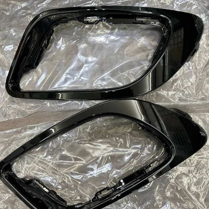 Fog Headlight Frame Right Left Protector Grill For Renault Fluence 2013-2016 Abs Chrome Black 261A23821R 261A32113R