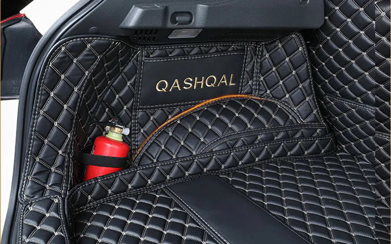 Leather Car Trunk Mats For Nissan Qashqai j11 2019 2020 2021 2022 Anti-Dirty Protector Tray Cargo Liner Accessories Styling F