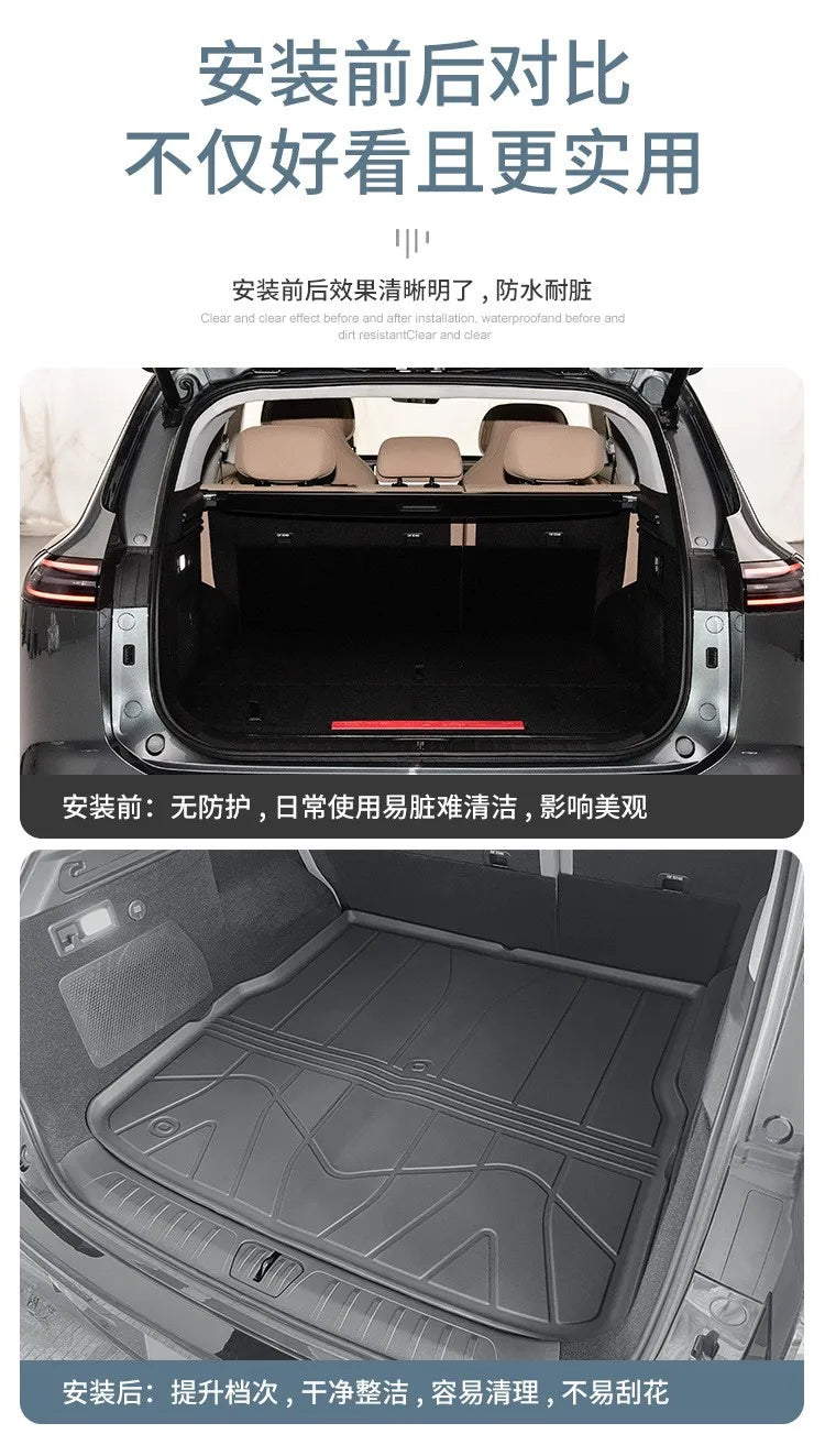 Use for Exeed Exlantix ET Car carpet ET floor mat Exlantix ET trunk mat Full Set Trimto Fit For Exlantix ET waterproof floor mat