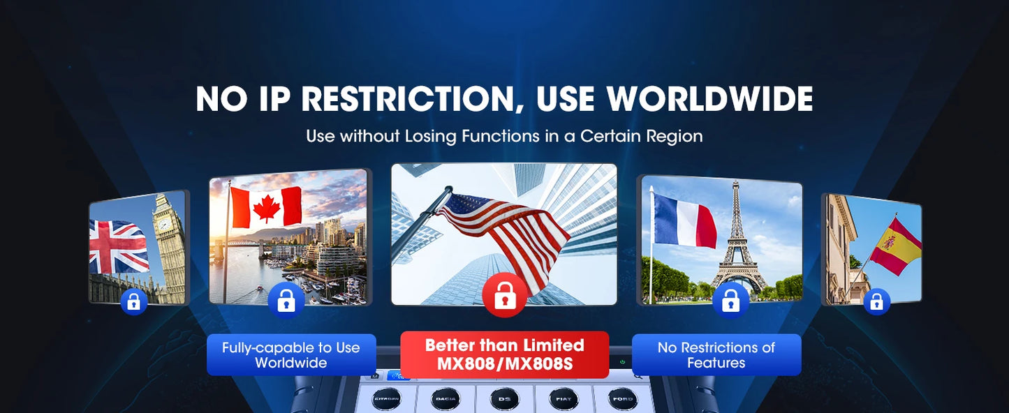 Autel MaxiCOM MK808S Bidirectional Tool as MK808BT Pro MX808S OBD2 Scanner Bi-directional Control Diagnosis Automotive Tools