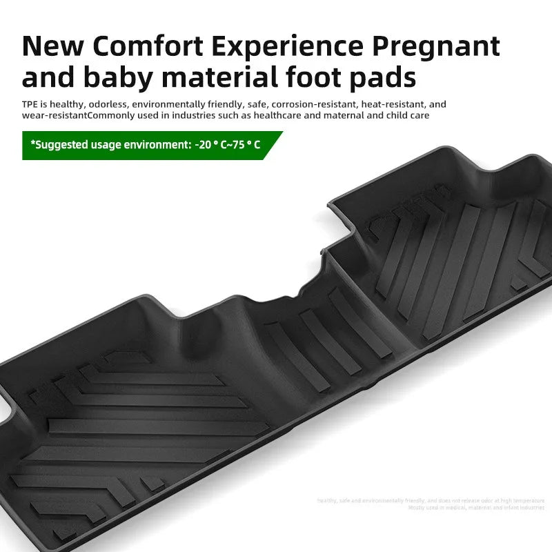 TPE Car Floor Mats For MG S5 ES5 2025-present Trunk Mat Waterproof Non-slip Foot Pad Trunk Protector Pad Carpet Boot Liner Tray
