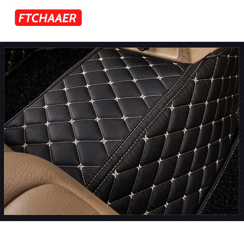 FTCHAAER Custom Car Floor Mats For Audi Etron Q4 e-tron Q5e-tron Auto Carpets Foot Coche Accessorie
