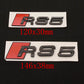 3D ABS RS3 RS4 RS5 RS6 RS7 RS8 Car Body Rear Trunk Emblem Decal Badge Sticker For Audi A3 S3 A4 S4 A5 A6 A7 S7 Auto Accessorie