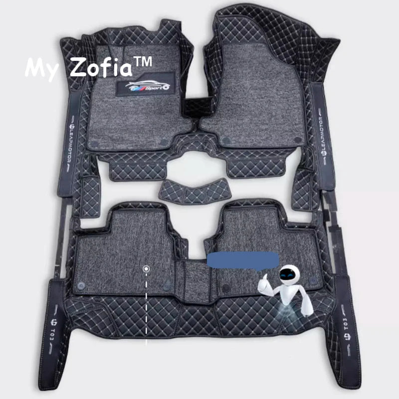 For Leapmotor T03 2023 2024 2025 Car Custom floor mat Carpet Cover Waterproof Non-slip Protector Floor Mats Interior Accessories