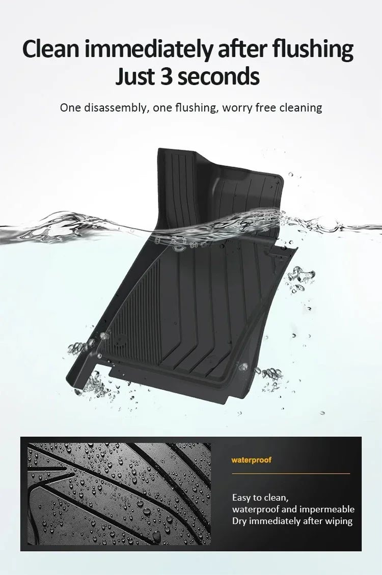 TPE Auto Floor Mats For Hyundai Ioniq 5 N Cars Accessories 2024 2025 2026 Cargo Liner Rug Foot Pad Cover Rugs Water Proof Mat