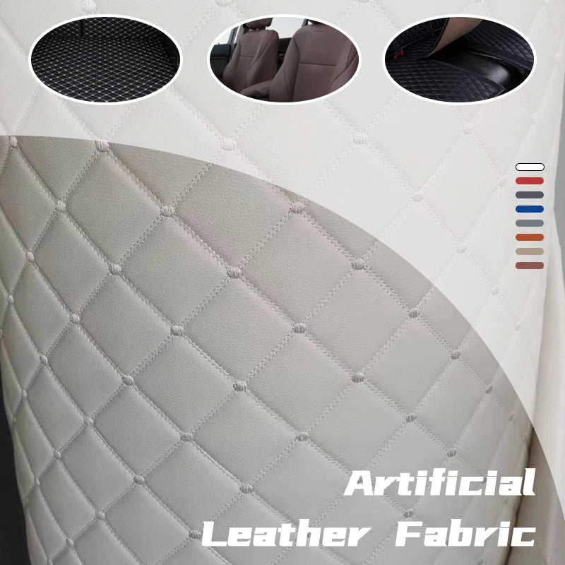 100*155cm Thick Artificial PU Leather Fabric For Upholstery Furniture Car Floor Background Wall Sliding Door Decor Faux Leather