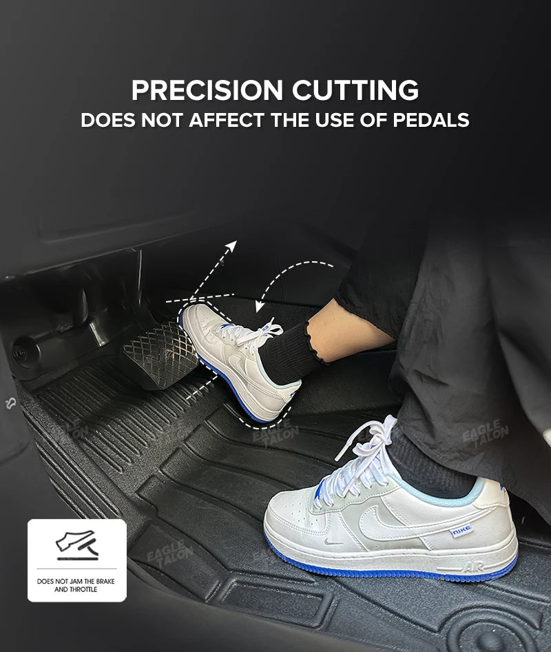 For Mercedes-Benz GLS 2020-2025 2024 2023 2022 2021 All-Weather TPE Car Floor Mat Carpet Cover Interior Protector Accessories