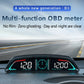 B3 Speedometer Head Up Display OBD2 HUD Car Tachometer Water Temp With Alarm Auto Fuel Consumption Volt Meter Gauge