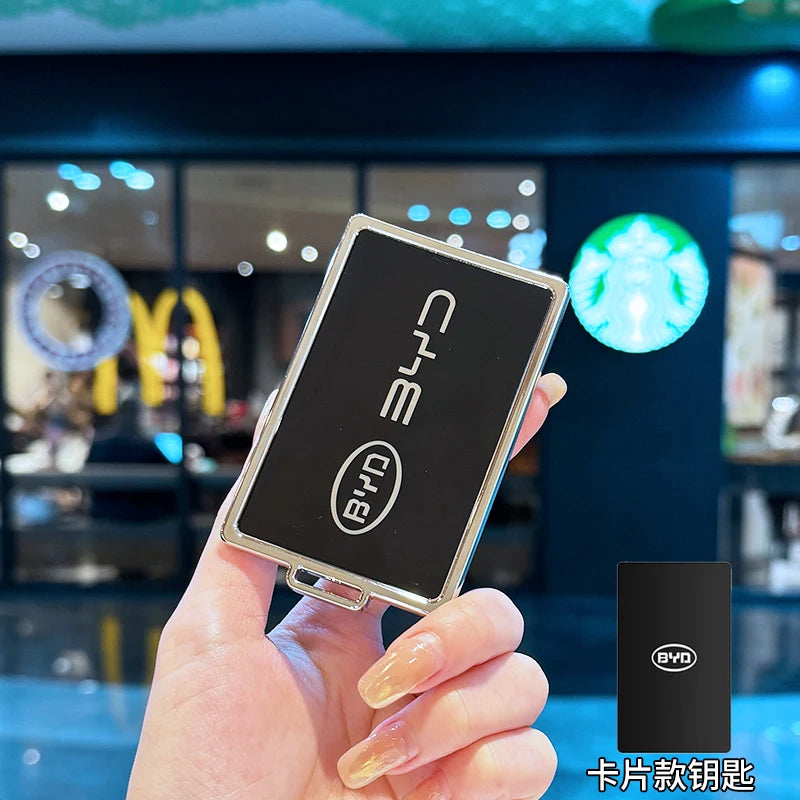 ICAR TPU Car Key Case for BYD Atto 3 Han EV Dolphin Durable Second Song Pro Tang Dm QIn PLUS MAX Yuan Key Bag Holder Cover Chain