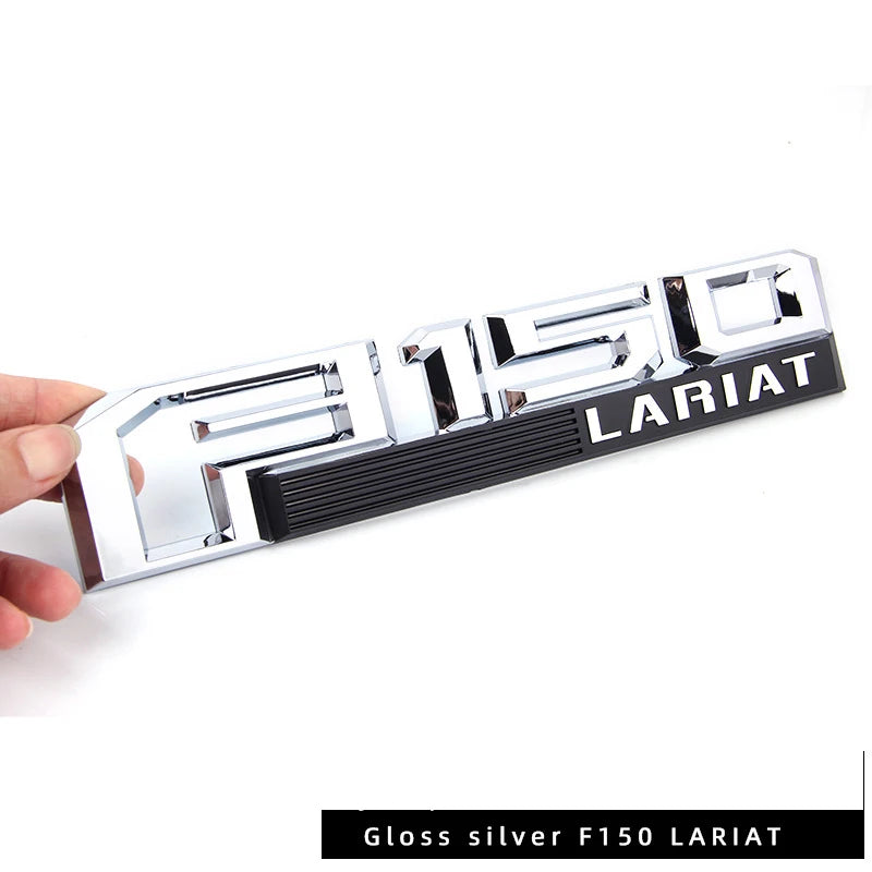 2PCS ABS Car sticker emblem accessories auto decal badge styling for Ford F-150 raptor xlt lARIAT   Logo