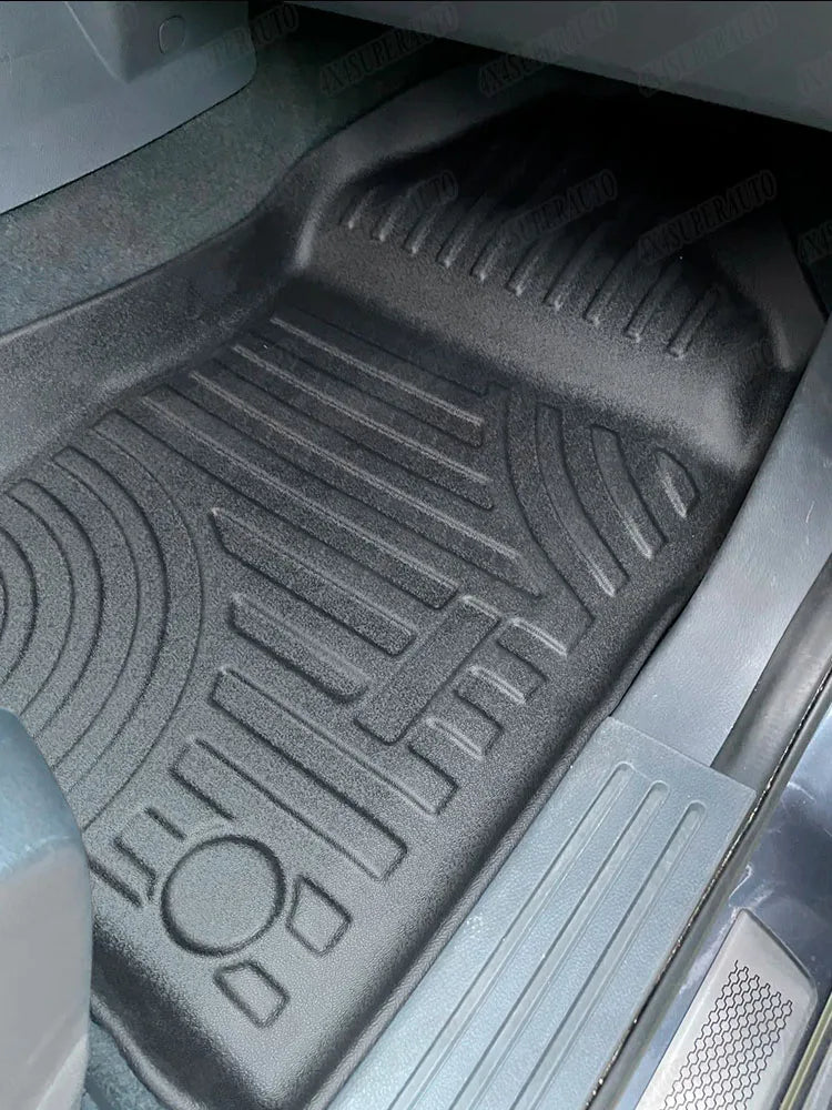3D TPE Floor Car Floor Mats for Ford Ranger 2012-2021 T6 T7 T8 PX PX2 PX3 Wildtrak XLT Xl Double Cab PICKUP 4X4 Car Accessories