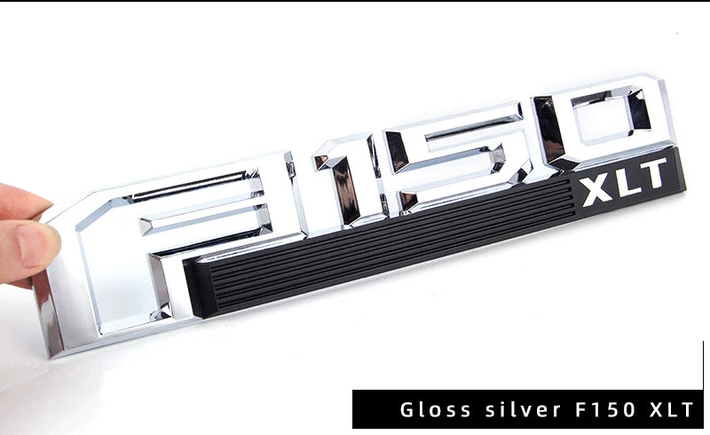 2PCS ABS Car sticker emblem accessories auto decal badge styling for Ford F-150 raptor xlt lARIAT   Logo