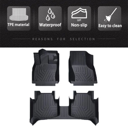 Auto Parts For Lexus ES ES250 ES300h ES350 2013-2017 Car Floor Mats TPE Material Anti-dirty Anti-slip Foot pad Cover Carpet Pad