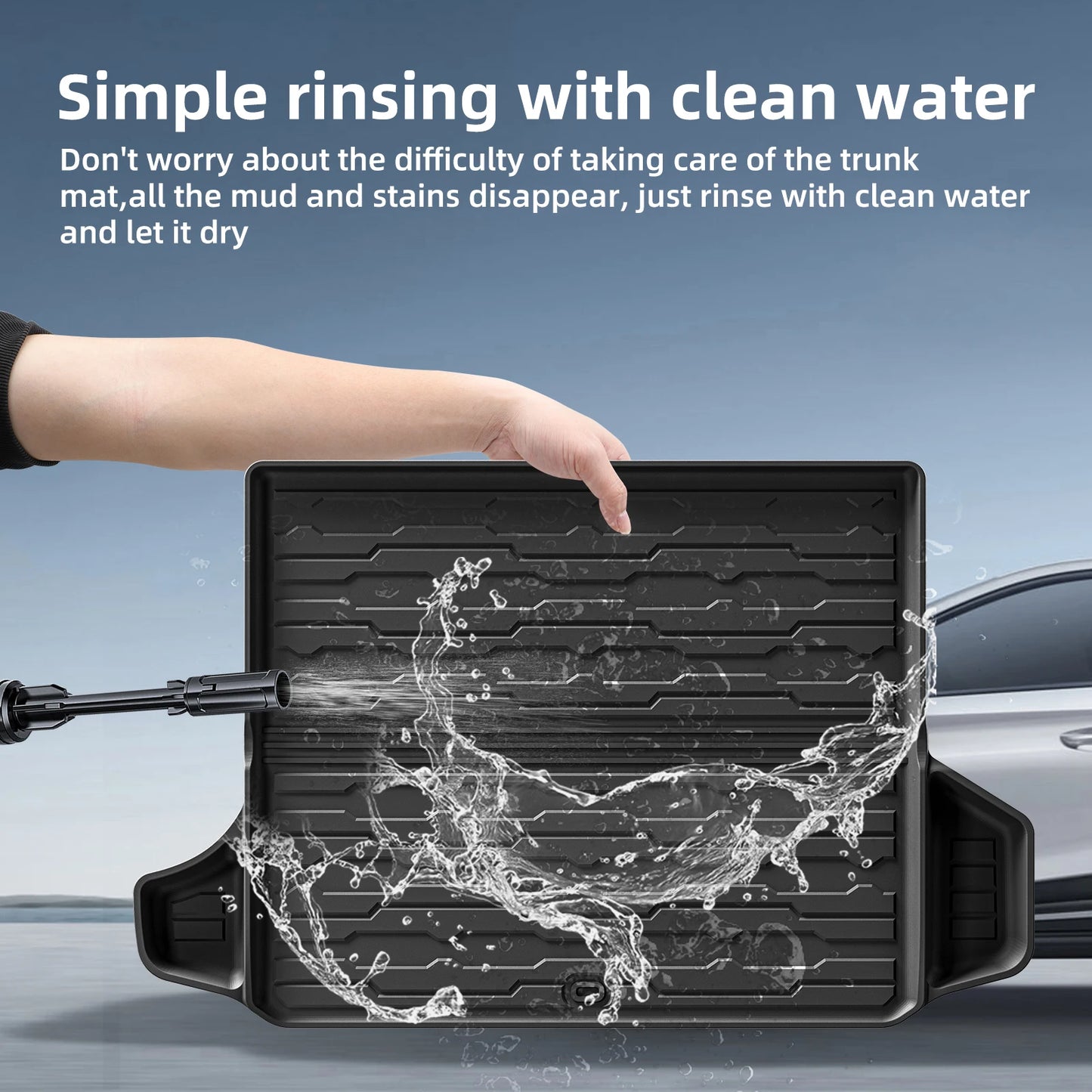 for GMC Terrain Chevrolet Equinox 2018 - 2024 TPE 3D Car Floor Mats Trunk Backrest Pad Waterproof Protective Left Rudder