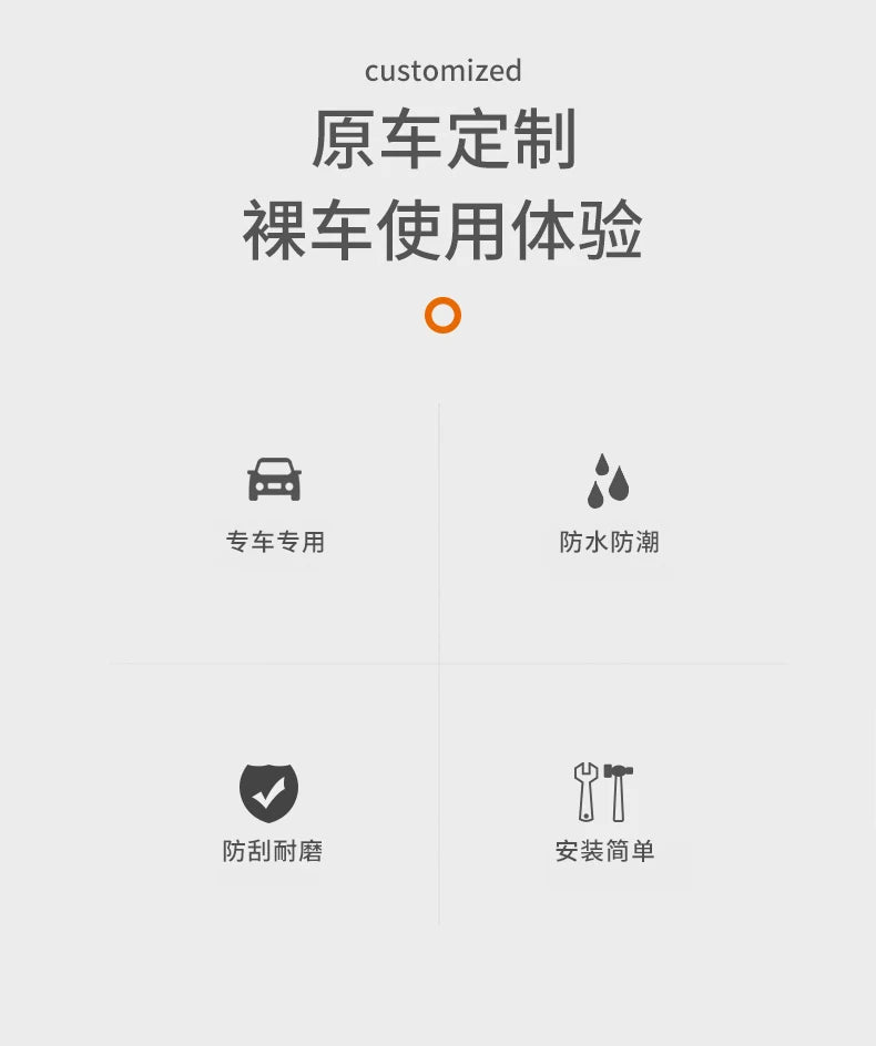 Rear Trunk Mats TPE Waterproof Cargo Liner Boot Lugguage Protective Pad For Great Wall Tank 500 Hi4-T Interior Accessories