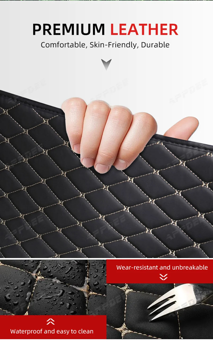 Car Trunk Mat For VOLKSWAGEN VW CC 2010 2011 2012 2013 2014 2015 2016 2017 2018 Custom Car Accessories Auto Interior Decoration