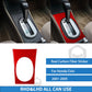 For Honda Civic 2001 2002 2003 2004 2005 Gear Shift Panel Set Cover Real Carbon Fiber Sticker Car Interior Moulding Accessories