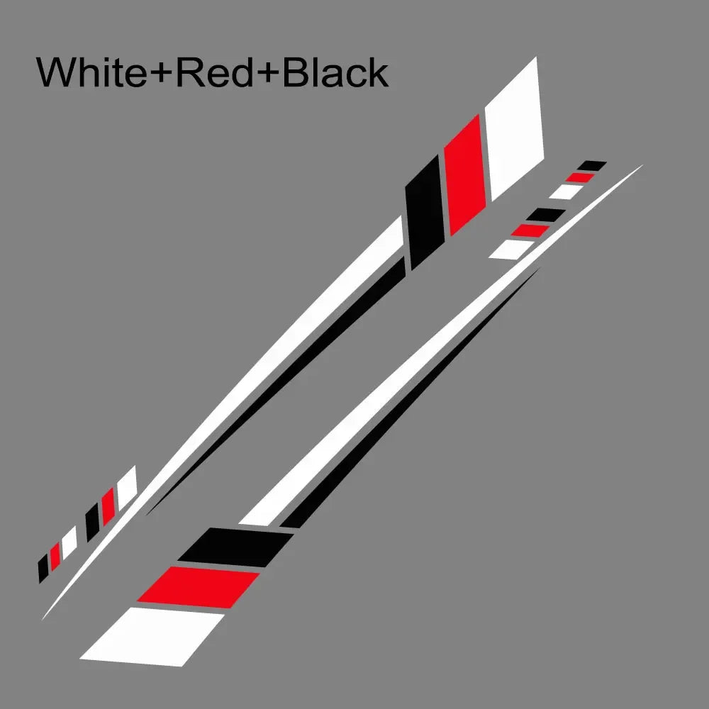 Car Body Side Stickers Graphics Stripes Decor Decal Universal for Van Motorhome RV Camper Cargo Panel Auto Tuning Accessories