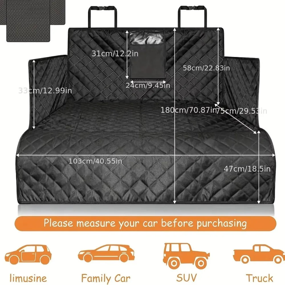 Trunk Cargo Liner for Pet,Thicken Oxford Cloth Trunk Carpet,Waterproof Anti Slip Wear-Resistant Cushion for Dog