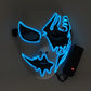 Halloween Carnival Party Costume Decoration Luminous LED Mask Halloween Mask LED Maske Light Up Party Masks for Glow Party