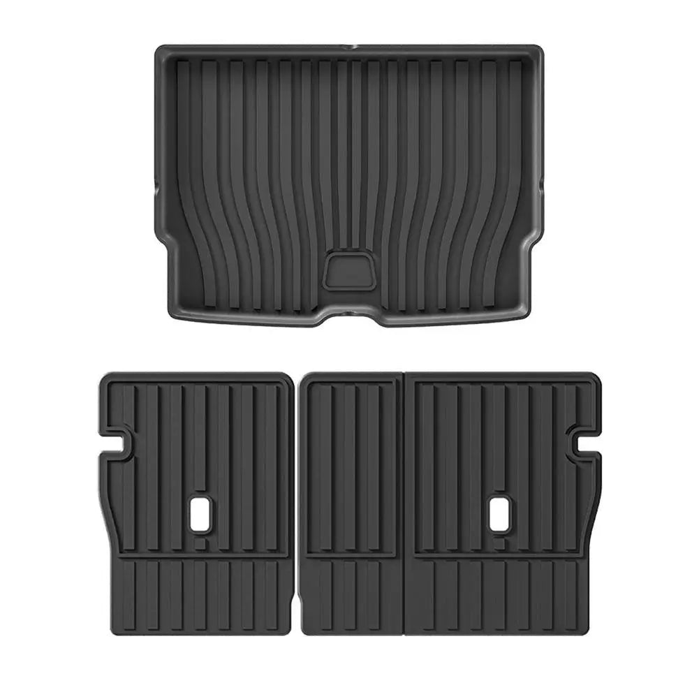 For 24 Volvo EX30 Car Floor Mat Special Car Fully Enclosed Full TPE Floor Mat Trunk Mat Car Trunk Mat Non-slip Car Accessories