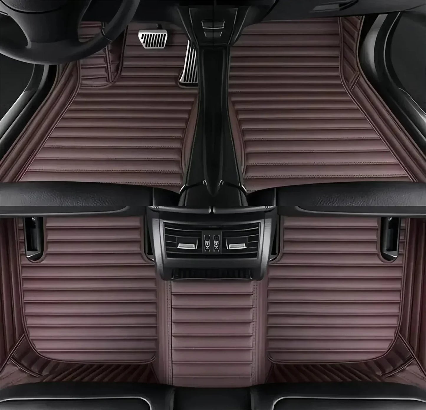 Leather Car Floor Mats For Seat Leon MK3 2012 2013 2014 2015 2016 2017 2018 2019 2020 All Weather Waterproof Car Floor Mats