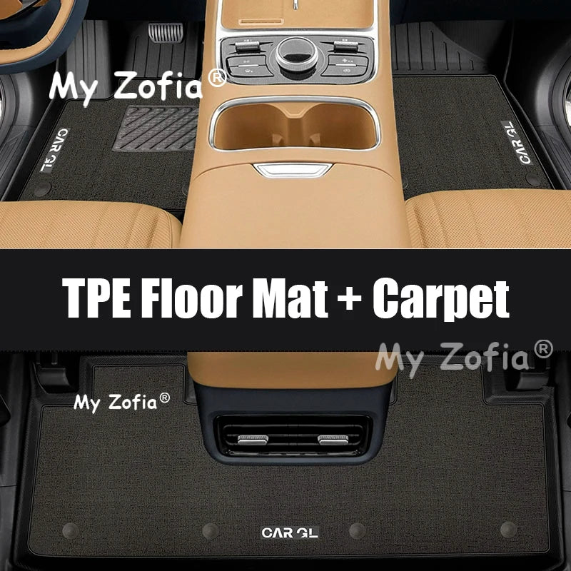 For Geely EX5 EM-i Galaxy Starship 7 EM-i 2025 2026 Car TPE Floor Mats Full Cover Cargo Liner Waterproof Trunk Mat Accessories