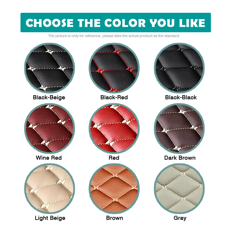 Car Floor Mat For Seat León 5F 2013~2019 Waterproof Tapete Automotivo Para Carro Car Mats Set Alfombra Para Auto Car Accessories