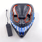 Halloween Carnival Party Costume Decoration Luminous LED Mask Halloween Mask LED Maske Light Up Party Masks for Glow Party