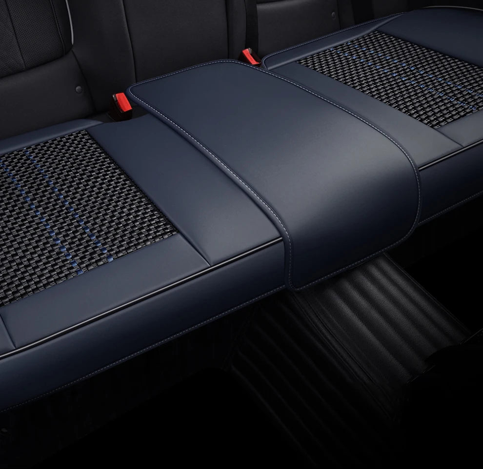 Leather Front Car Seat Protectors Covers Cushion Luxury Waterproof For i40 g30 nissan qashqai j10 kicks aveo byd sealion 6