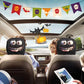 Funny Headrest Covers Halloween 1 Pair Breathable Car Headrest Protector Elastic Auto Interior Head Rest Covers for Halloween