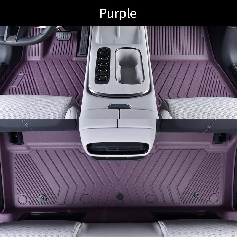 Luxury All-weather Double-layer Multicolored TPE Car Floor Mat Specifically Designed for Bestune T55