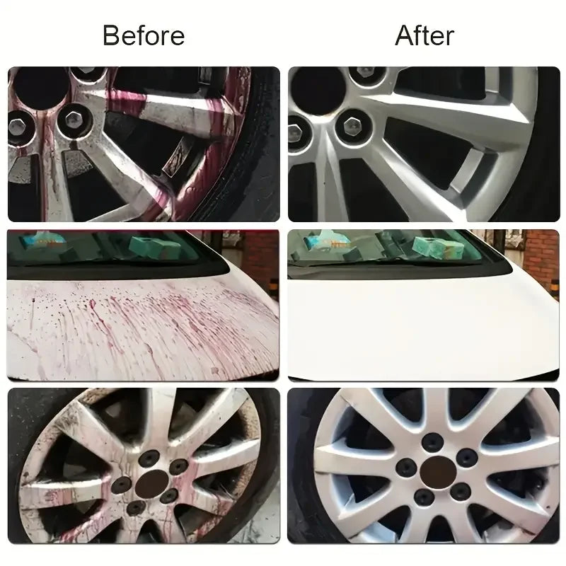 Rust Remover for Wheel Centers-Heavy Duty Metal Dust and Paint Cleaner for Wheel Covers,ABS Resin Structures,Durable Cleaner