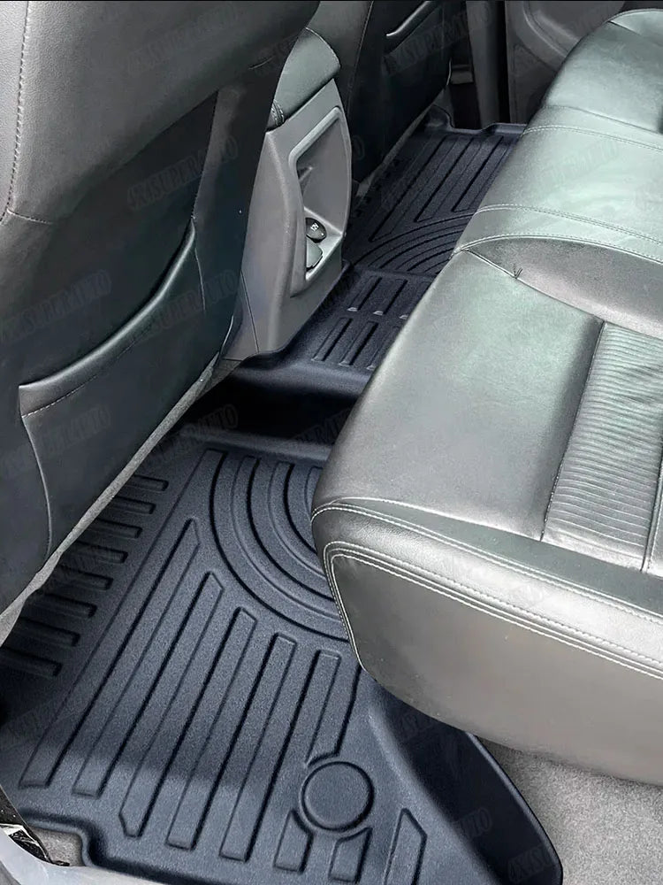 3D TPE Floor Car Floor Mats for Ford Ranger 2012-2021 T6 T7 T8 PX PX2 PX3 Wildtrak XLT Xl Double Cab PICKUP 4X4 Car Accessories