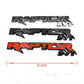 3D ABS Black Red Silver Logo RAPTOR SVT Emblem Car Badge Trunk Decal For Ford F150 RAPTOR SVT Stikcer Accessories