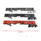 3D ABS Black Red Silver Logo RAPTOR SVT Emblem Car Badge Trunk Decal For Ford F150 RAPTOR SVT Stikcer Accessories