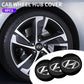 4Pcs Car Emblem Wheel Center Hub Badge Stickers Accessories For Hyundai I20 I30 I40 IX20 IX35 Kona Getz Genesis Veloster Tucson