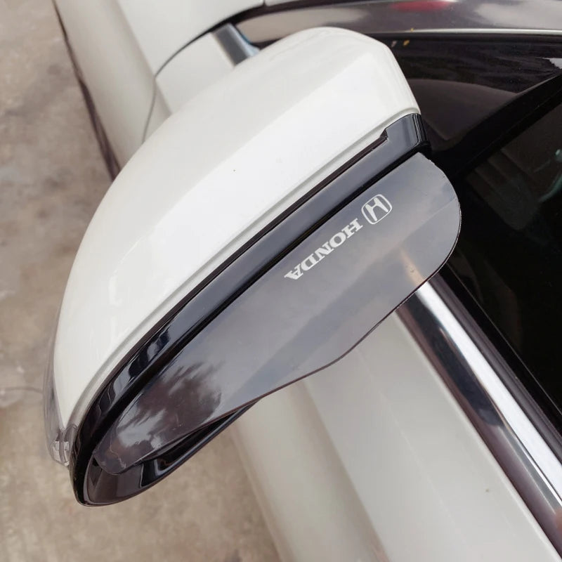 Hot For Honda Accord CRV Mugen Power Civic Jazz city Car Rearview Mirror Rain Eyebrow Rain Shield Shade Protector Cover acc