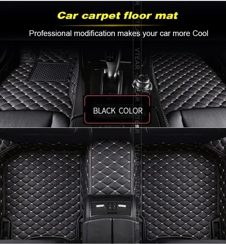 Vtear Car Floor Mats Cover PU Carpet Non-Slip Pads Protector Styling Interior Decoration Accessories For Haval New F7 2024 2025