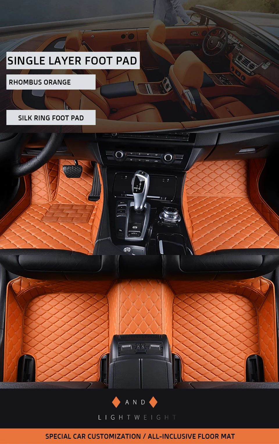 TITIPLER Custom Car Floor Mats For Alfa Romeo Stelvio Auto Carpets Foot Coche Accessorie