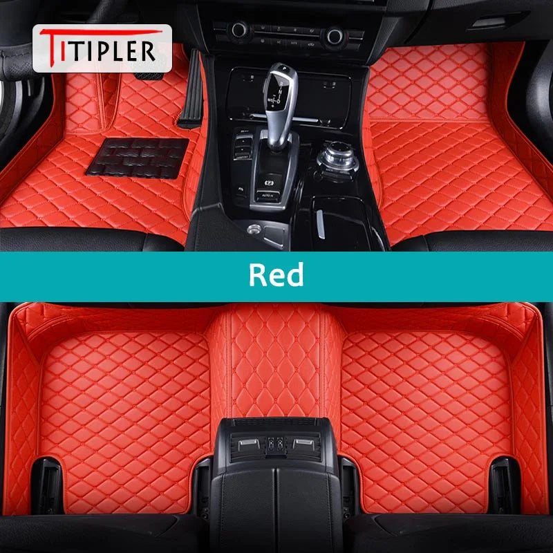 TITIPLER Custom Car Floor Mats For Alfa Romeo Stelvio Auto Carpets Foot Coche Accessorie