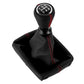 5-speed Gear Shift Knob For 207 307 406 For C3 FOR C4 C5 Manual Lever Gaiter Leather Shift Knob Gear Lever Boot Cover