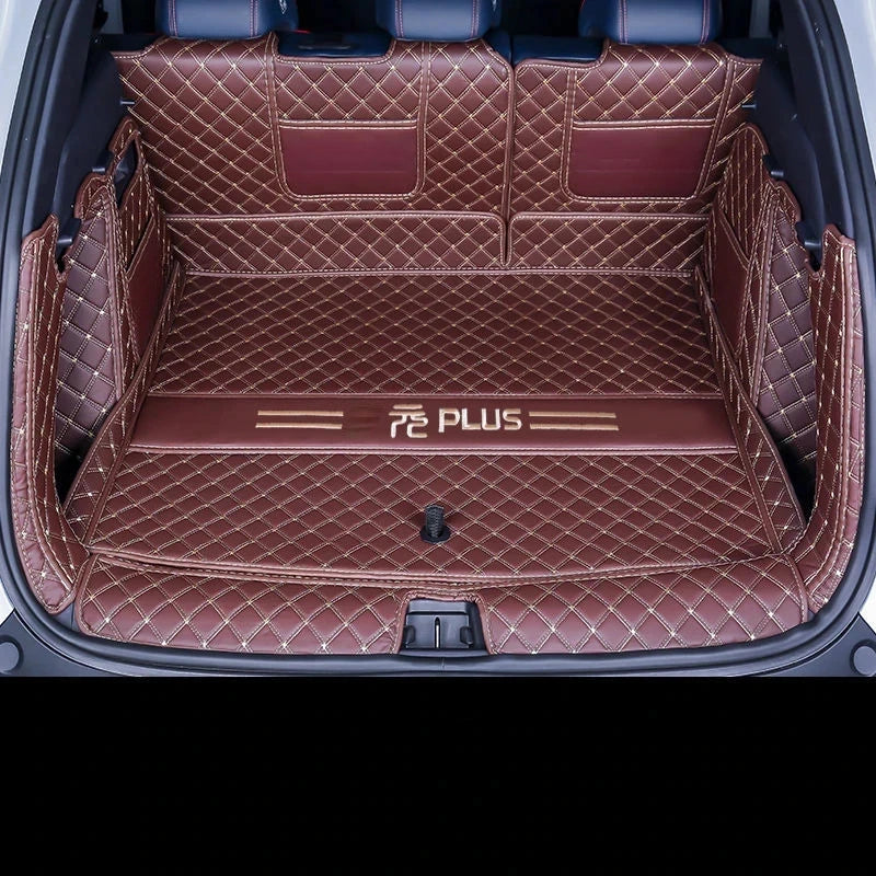 Car Trunk Mats for BYD Atto3 Yuan Plus EV 2021 2022 2023 Trunk Protector Pad Storage Bags Cargo Liner Car Interior Accessories